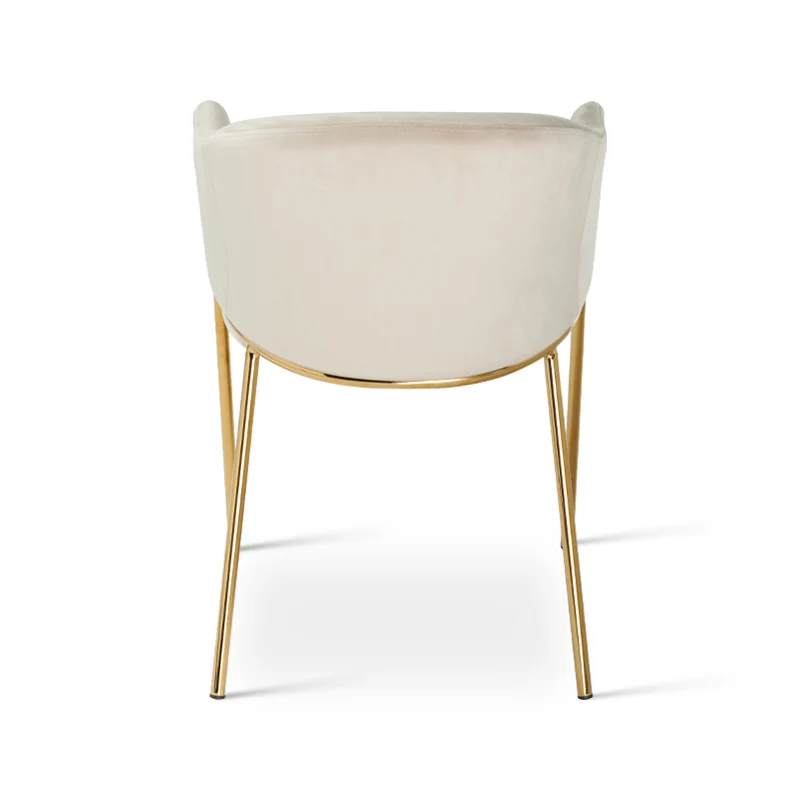 Fauteuil salle à manger Dalila [Lot de 2] [Velours]