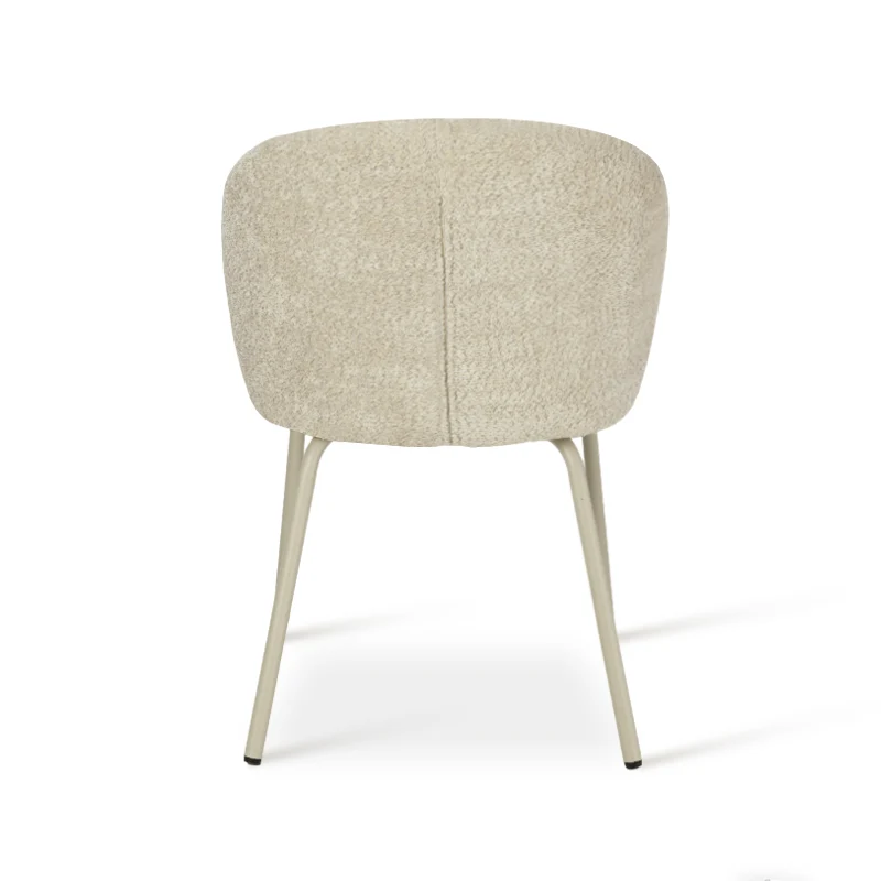 Chaise de Salle à Manger Yasin [Lot de 2] [Tissu Bouclette]
