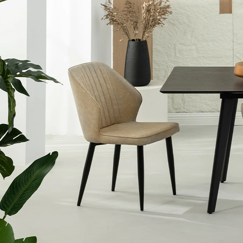 Chaise de Salle à Manger Aleena [Lot de 2] [Simili cuir]