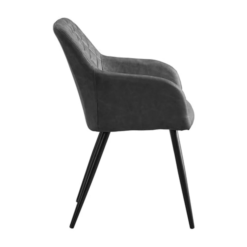 Fauteuil salle à manger Frazer Diamond [Lot de 2] [Simili cuir]