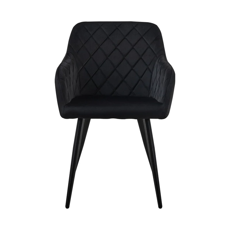 Fauteuil salle à manger Frazer [Lot de 2] [Velours]