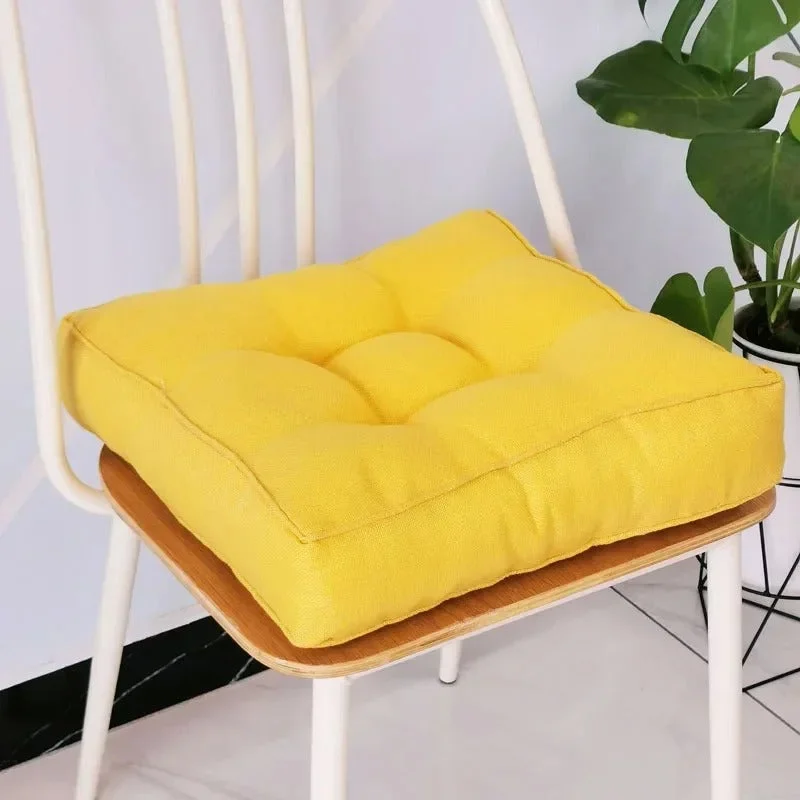 Galette de Chaise Jaune moutarde