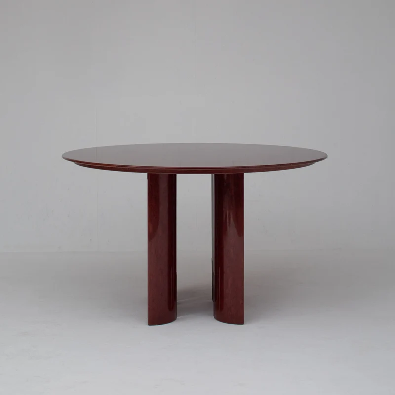Round Dining Table by Giovanni Offredi for Saporiti Italia
