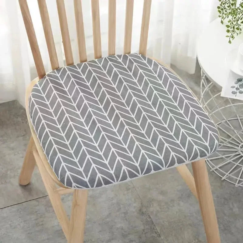 Galette de Chaise Scandinave Chevrons