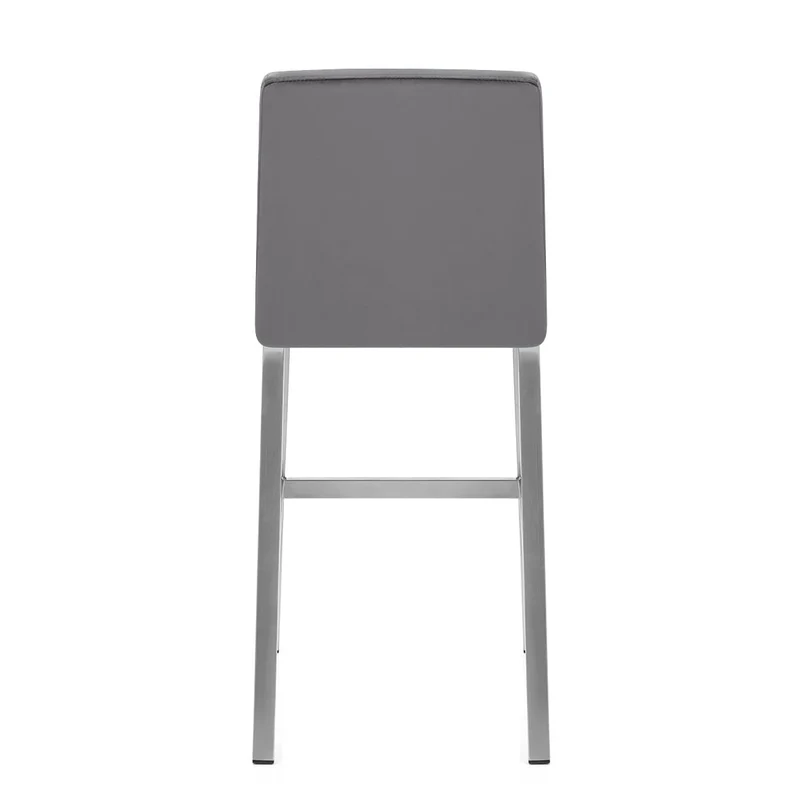 Tabouret Velours - Stella Gris Foncé