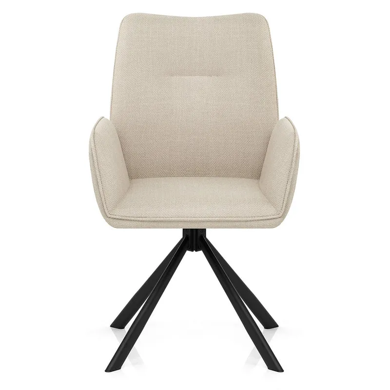 Chaise Tissu - Rici Taupe