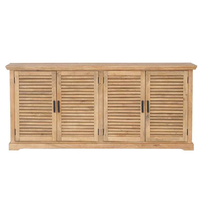Buffet à 4 portes bois massif en manguier – Paran
