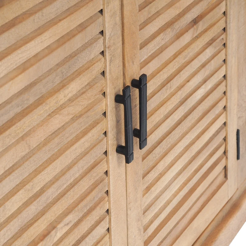Buffet à 4 portes bois massif en manguier – Paran