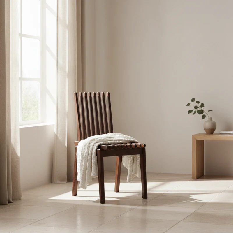 Chaise-tabouret en bois massif manguier | Moscow