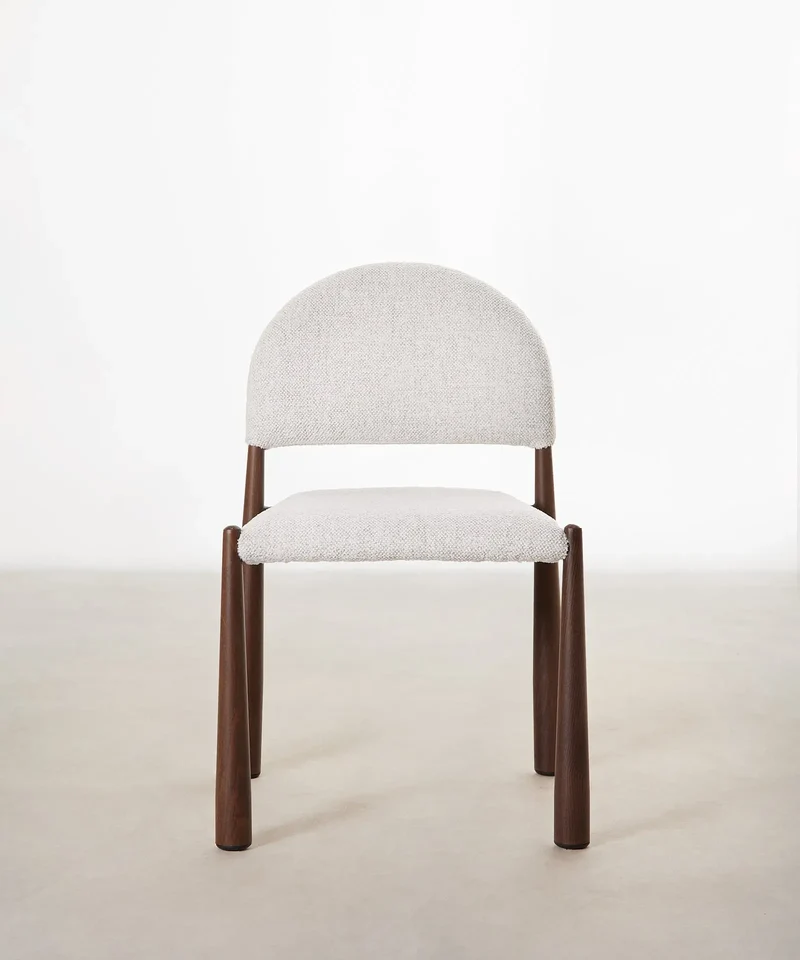 Silla de Comedor en Metal Tapizada Blair