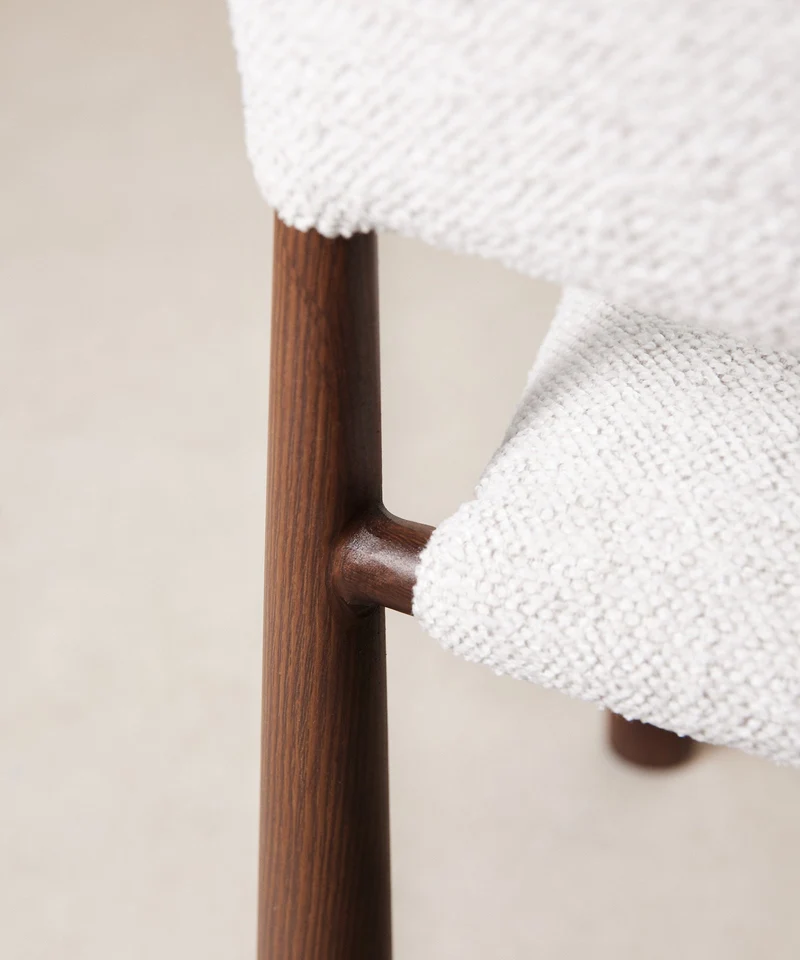 Silla de Comedor en Metal Tapizada Blair