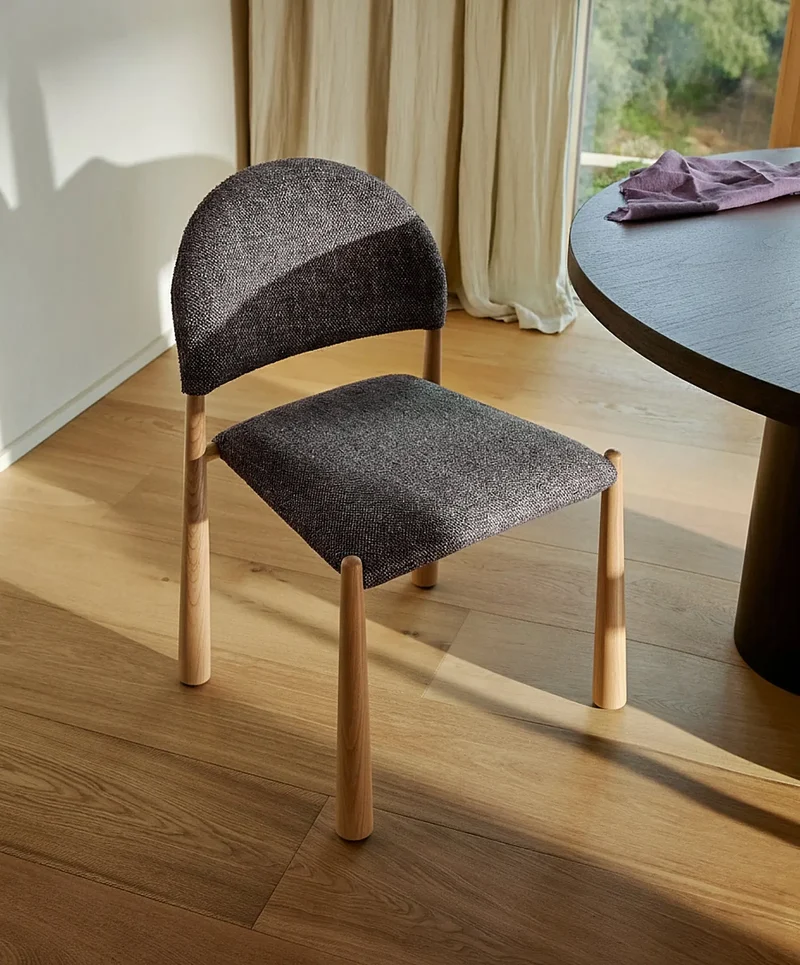 Silla de Comedor en Metal Tapizada Blair