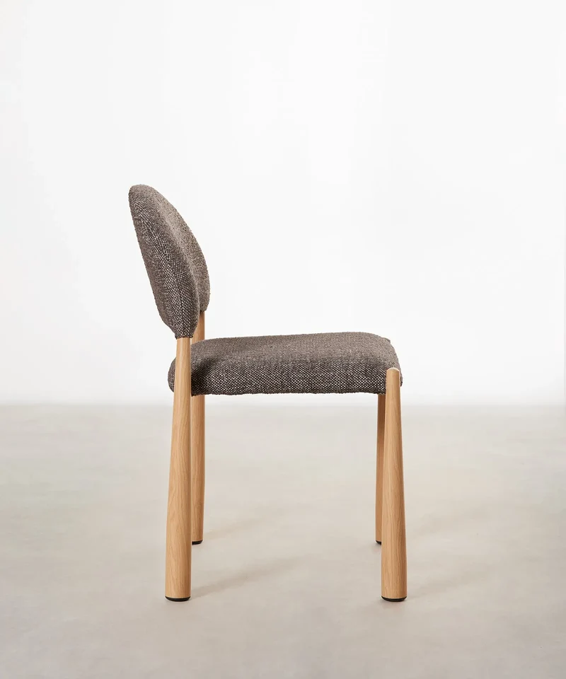 Silla de Comedor en Metal Tapizada Blair