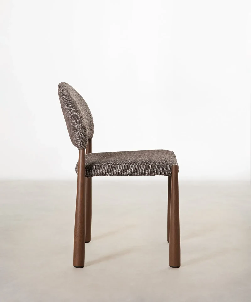 Silla de Comedor en Metal Tapizada Blair