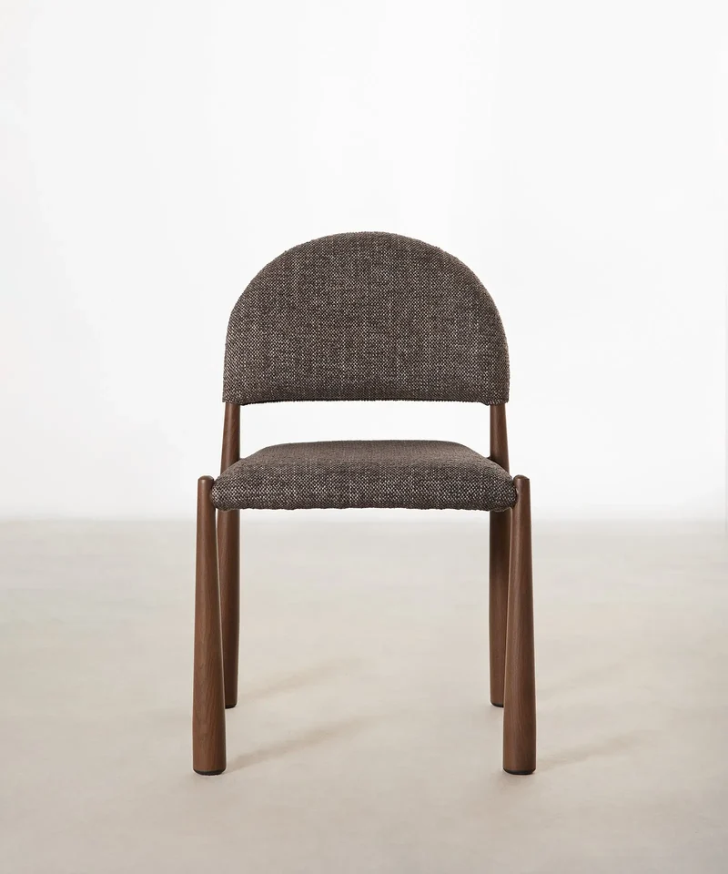 Silla de Comedor en Metal Tapizada Blair