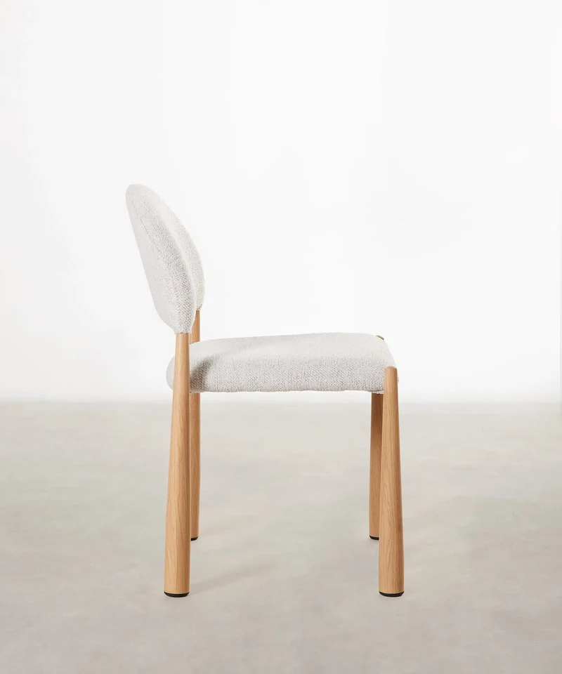 Silla de Comedor en Metal Tapizada Blair