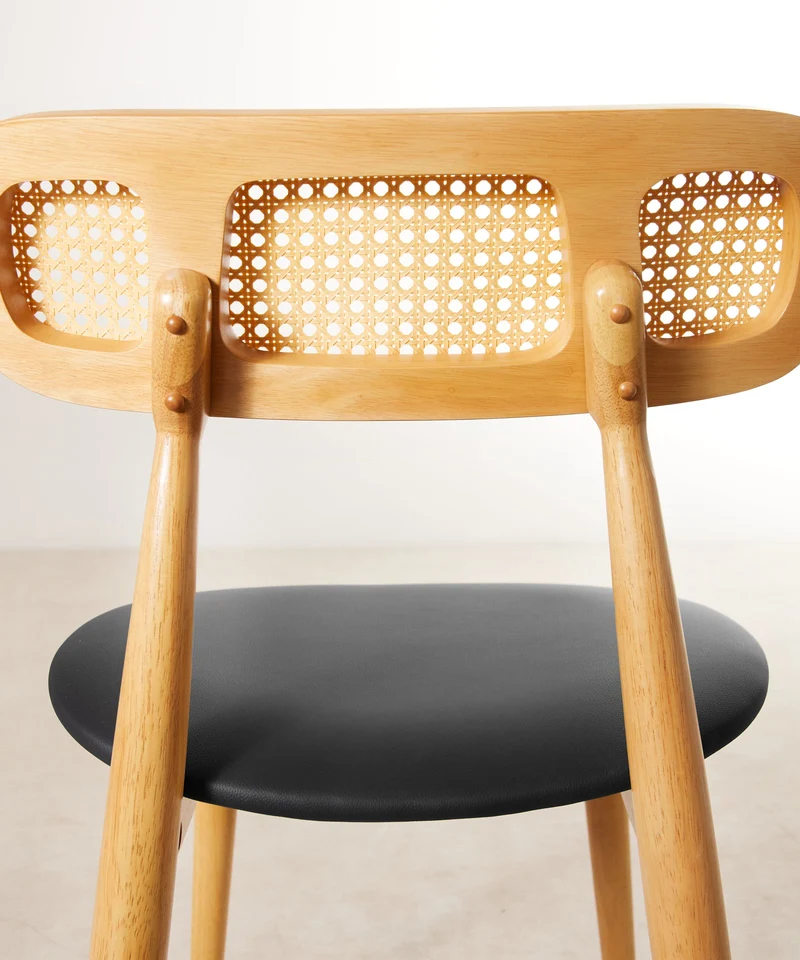 Silla de Comedor en Madera Acolchada Flora