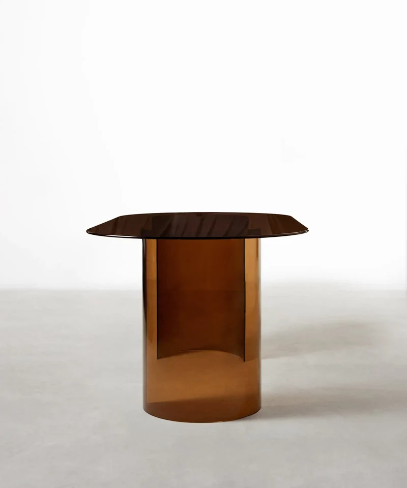 Mesa de Comedor Cristal Templado Ensa (180x76cm)