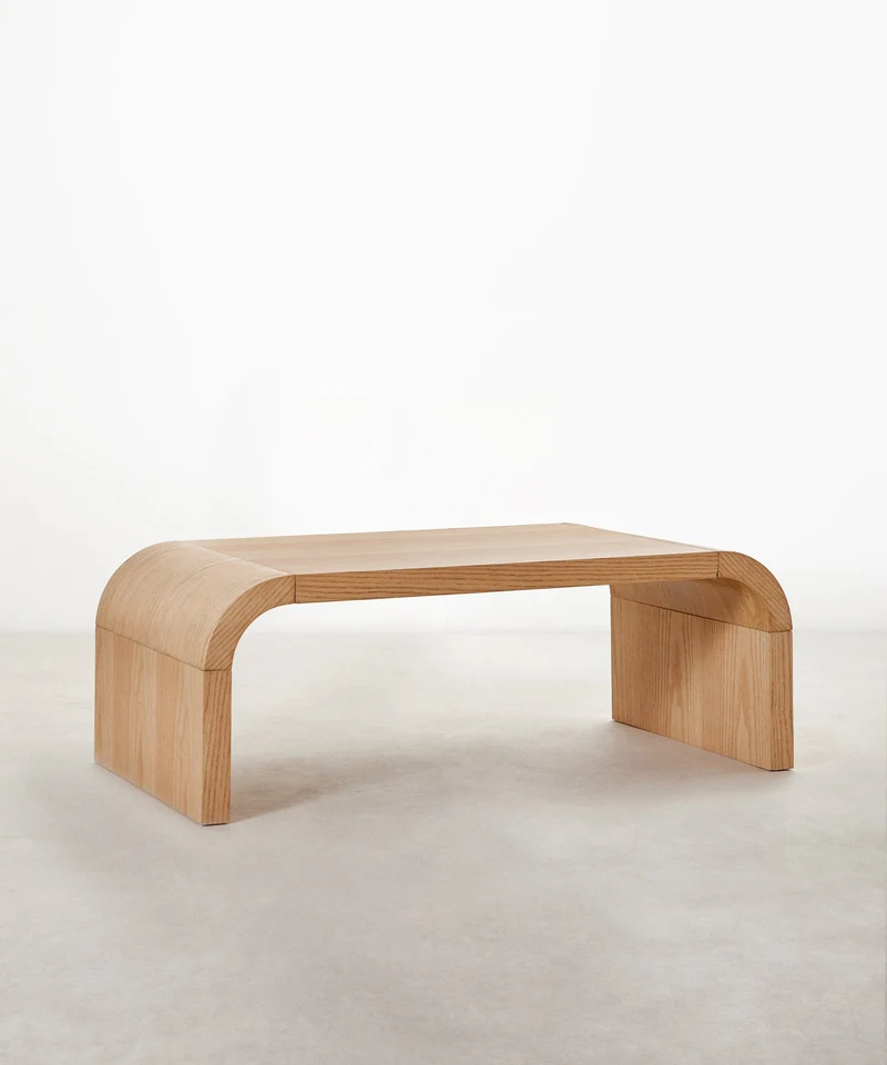 Mesa de Centro Rectangular en Madera Jade (110 cm)