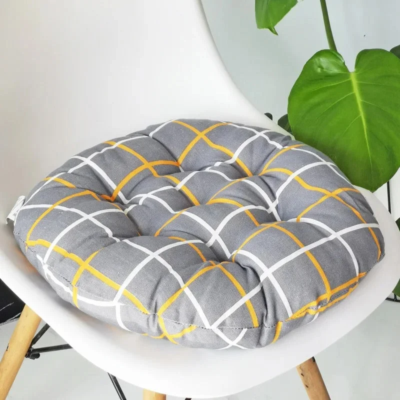 Galette de Chaise Ronde 45 cm Grise