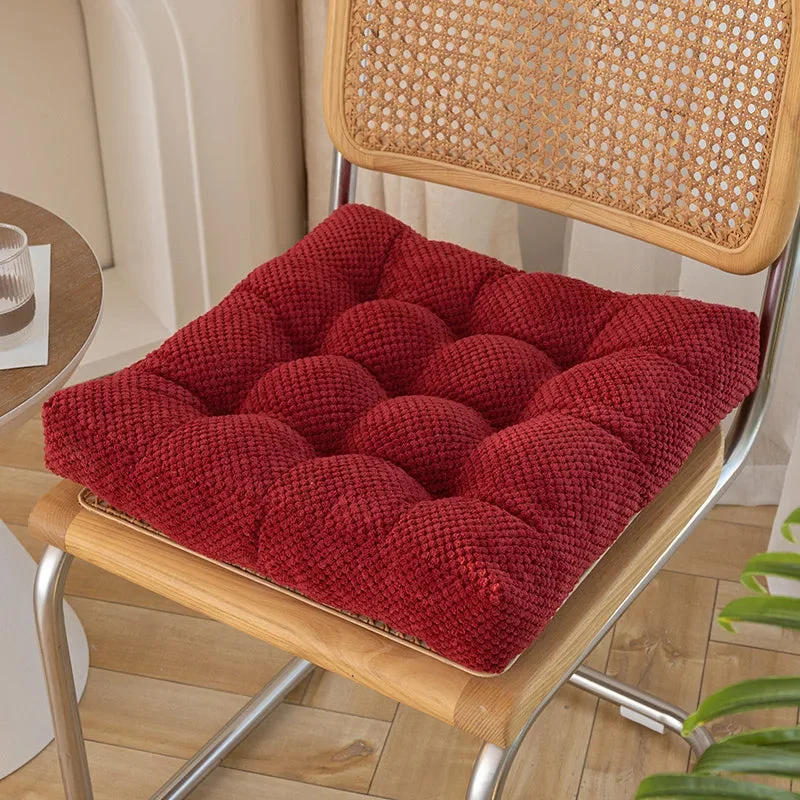 Galette de Chaise Épaisse Rouge