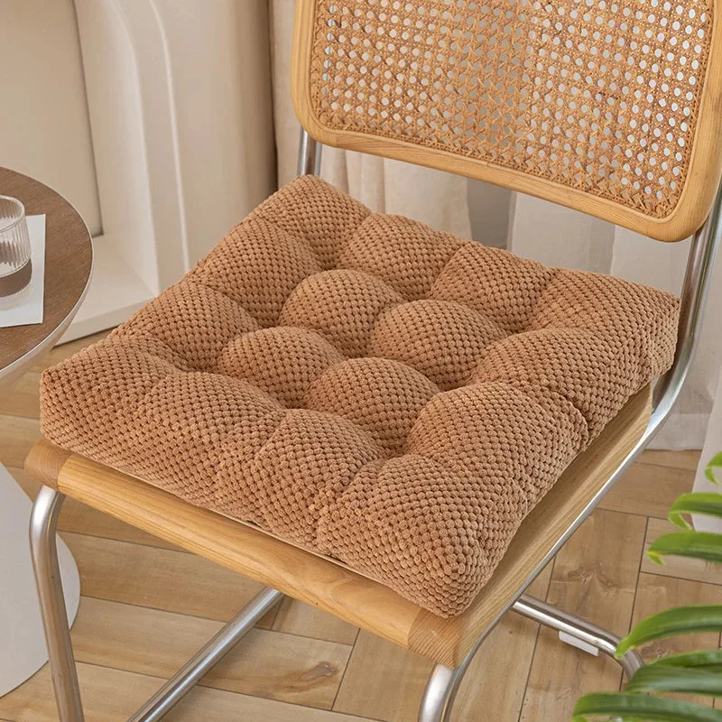 Galette de Chaise Épaisse Camel