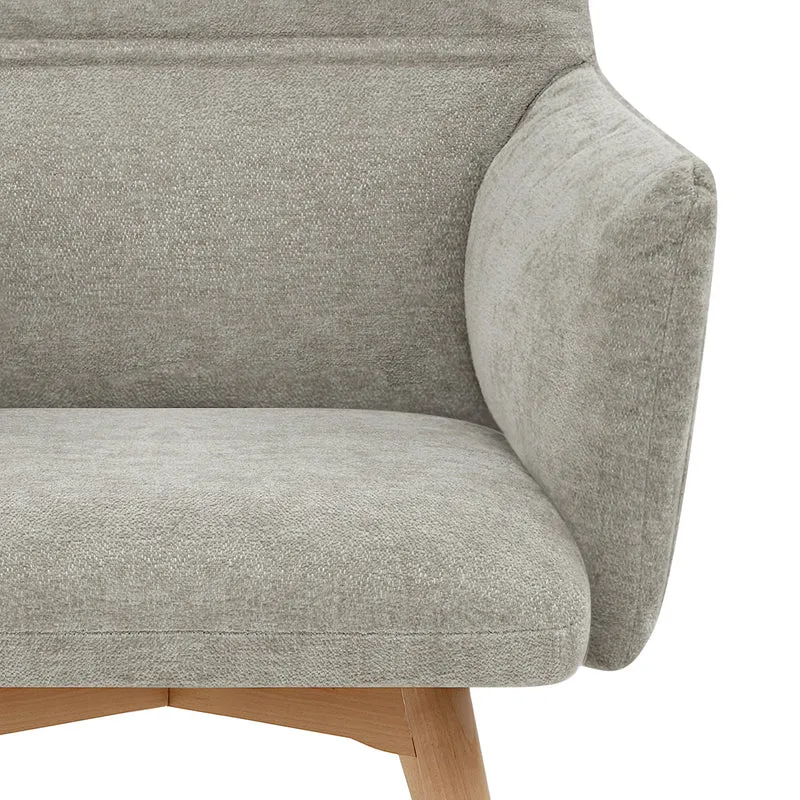 Chaise Tissu - Mica Gris