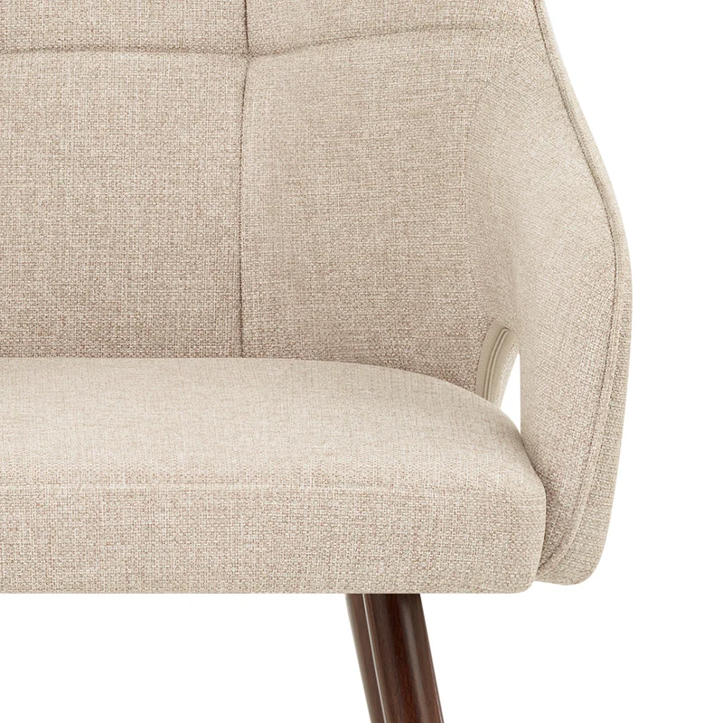 Chaise Tissu - Elio Crème