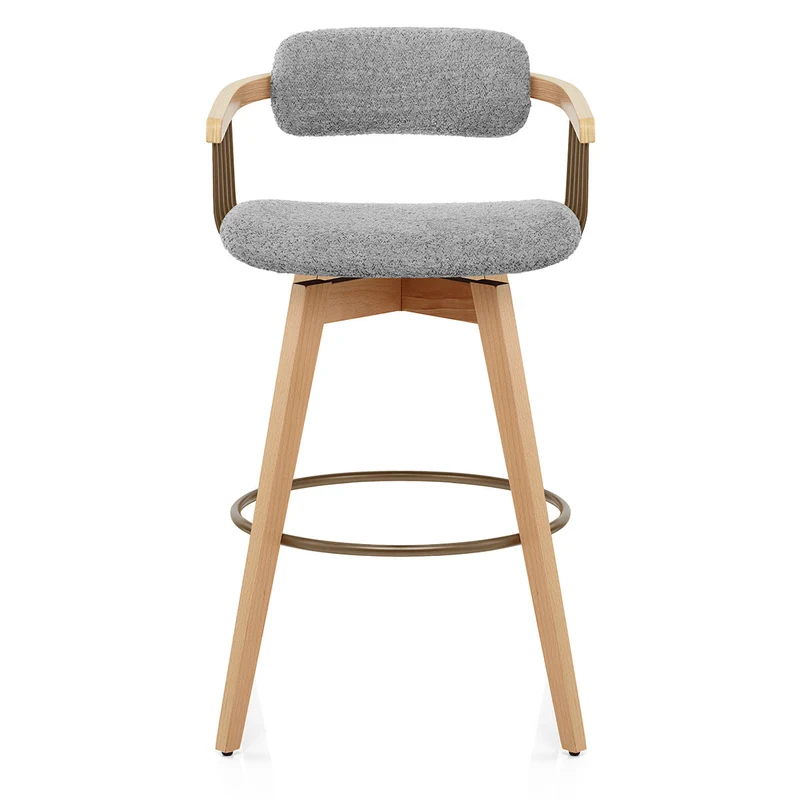 Tabouret de Bar Boucle - Electra Gris Clair