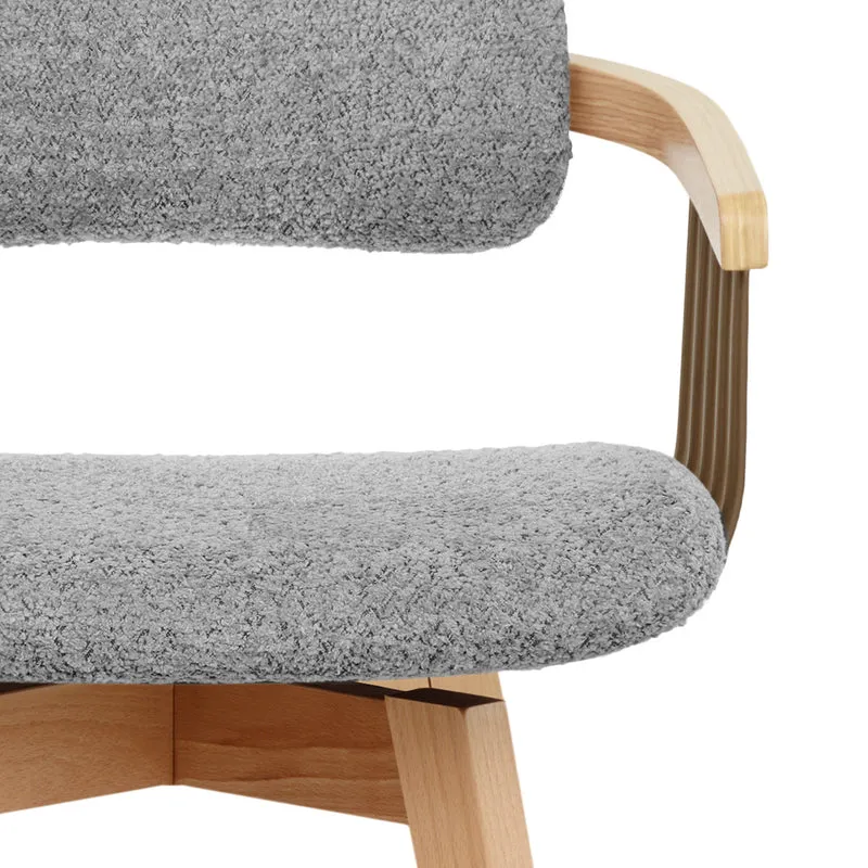 Tabouret de Bar Boucle - Electra Gris Clair