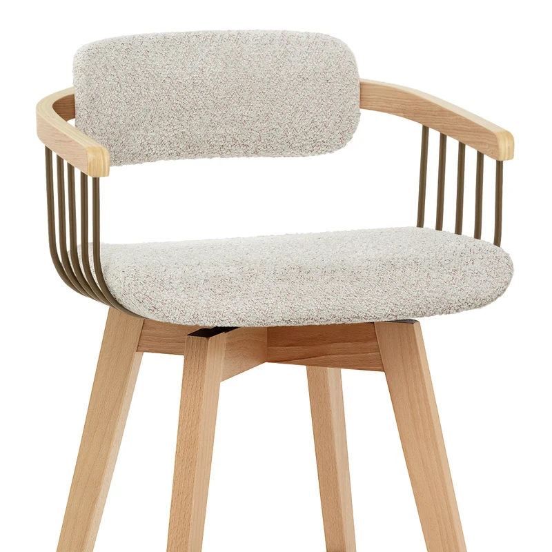 Tabouret de Bar Boucle - Electra Crème