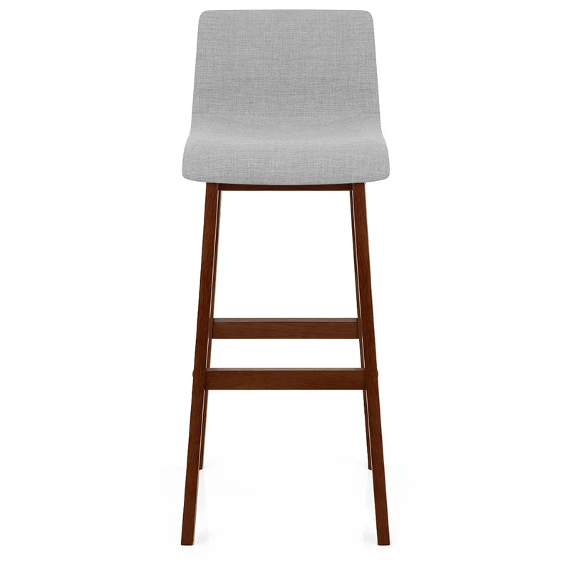 Tabouret de Bar Tissu - Drift Gris Clair