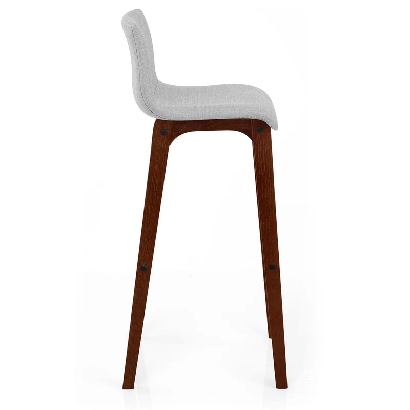 Tabouret de Bar Tissu - Drift Gris Clair