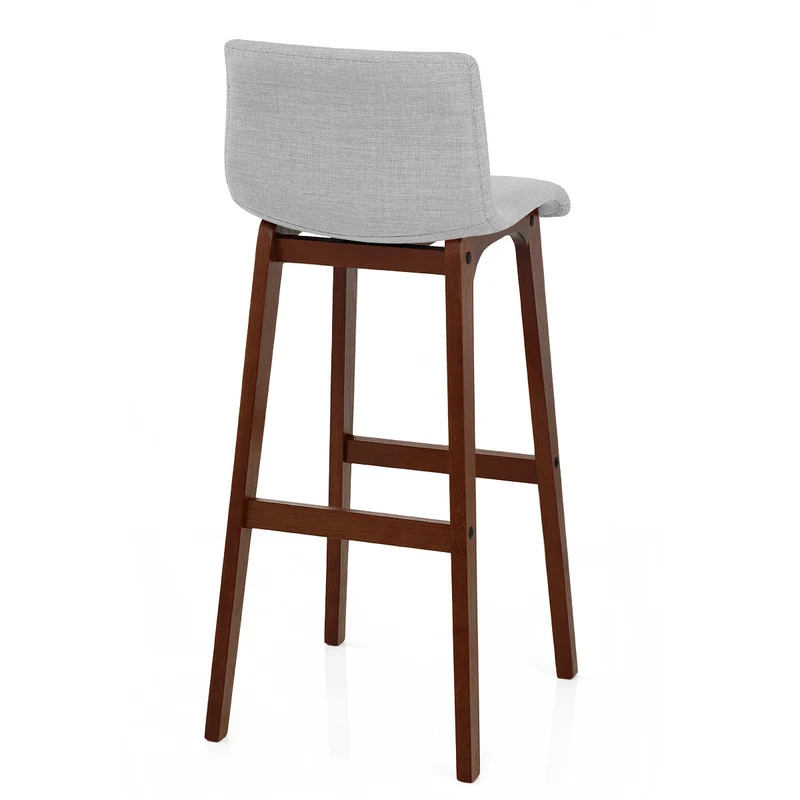 Tabouret de Bar Tissu - Drift Gris Clair