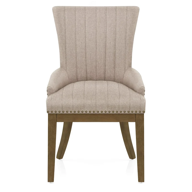Chaise Bois Tissu - Chiltern Taupe