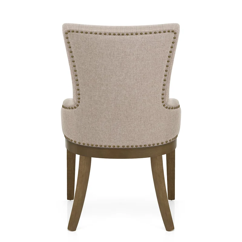 Chaise Bois Tissu - Chiltern Taupe