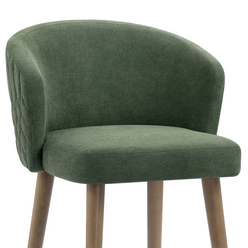 Tabouret de Bar Tissu - Boston Vert
