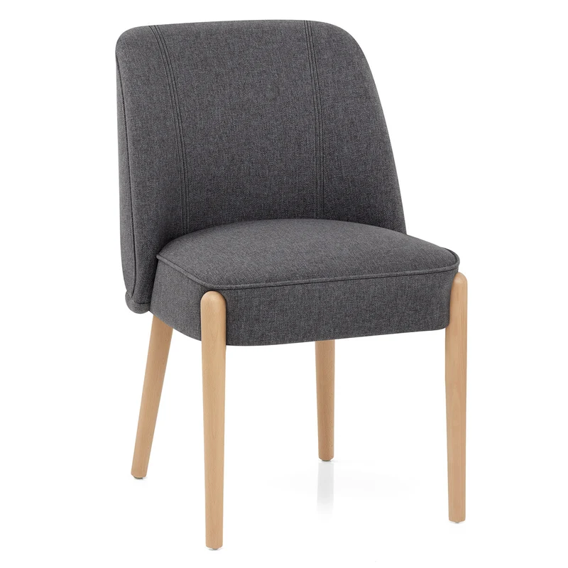 Chaise Tissu - Avon Gris Foncé