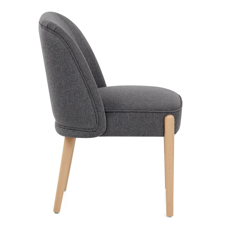 Chaise Tissu - Avon Gris Foncé