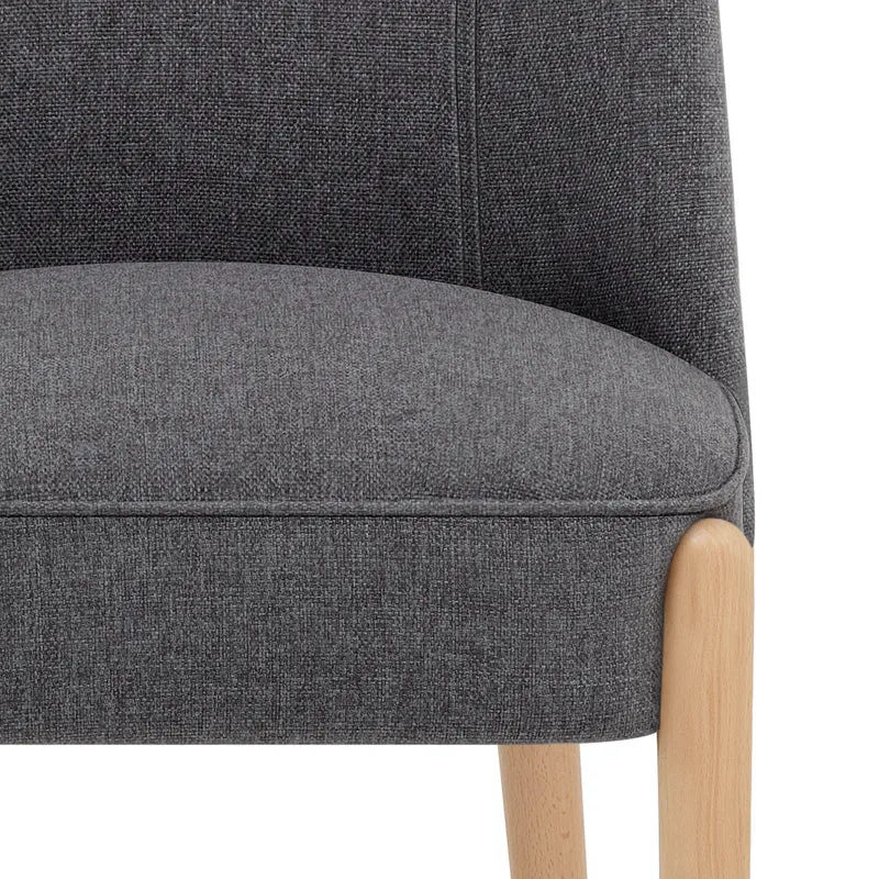 Chaise Tissu - Avon Gris Foncé