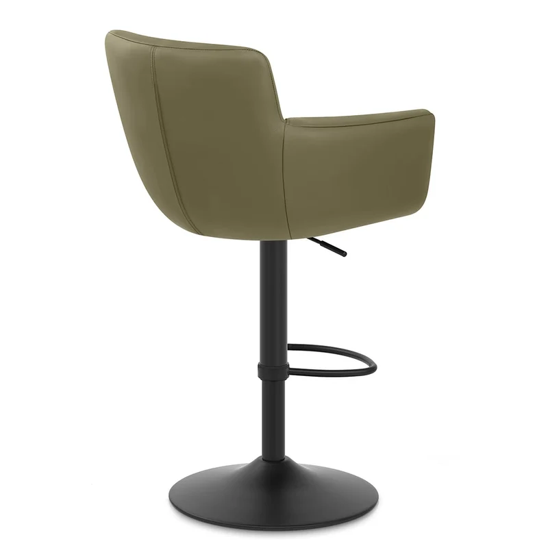 Tabouret Cuir Veritable - Rome Vert