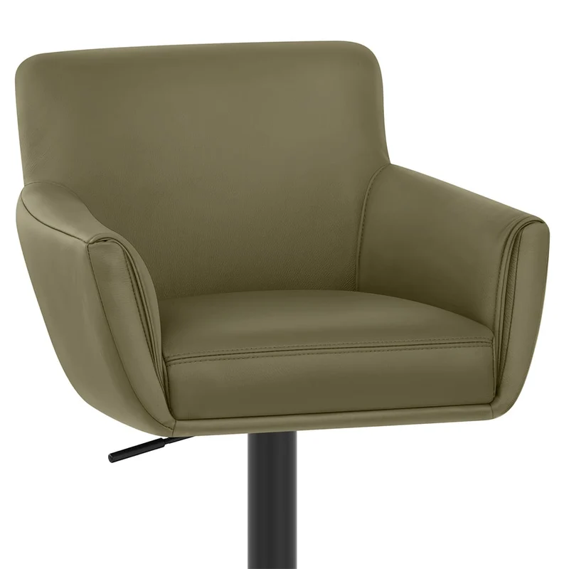 Tabouret Cuir Veritable - Rome Vert