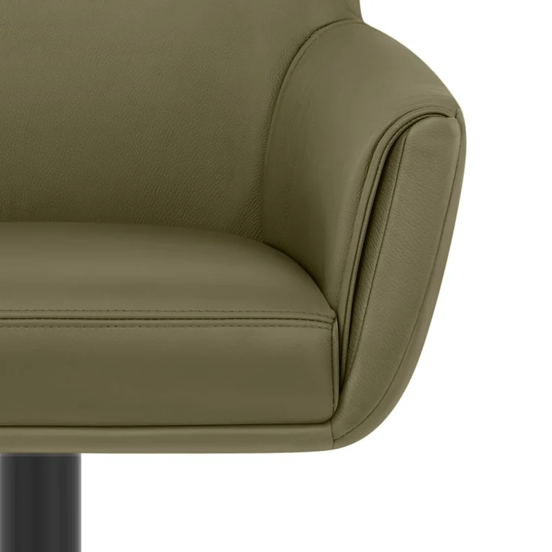 Tabouret Cuir Veritable - Rome Vert