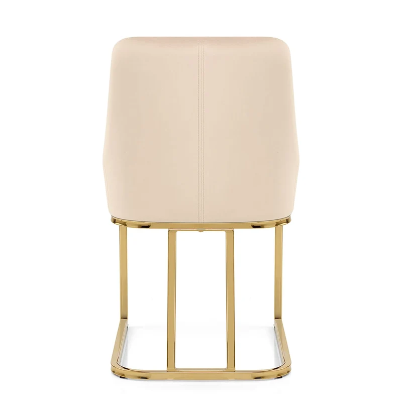 Chaise Velours - Paget Crème