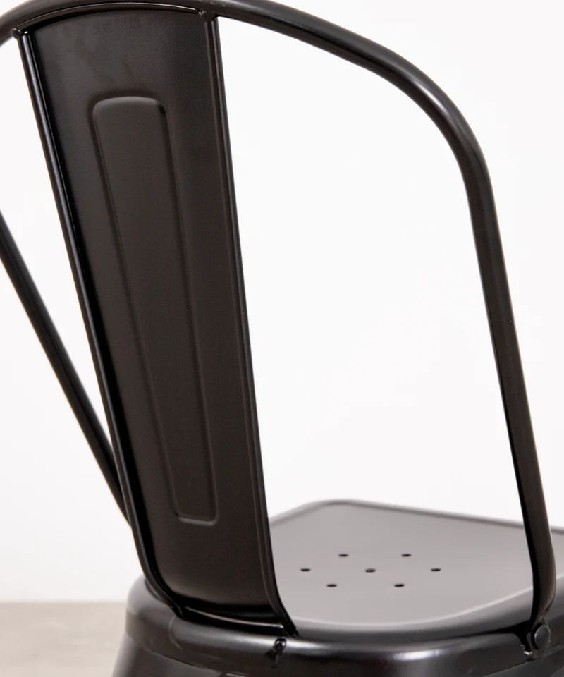 Silla de Comedor de Metal con Reposabrazos Tolik Arms