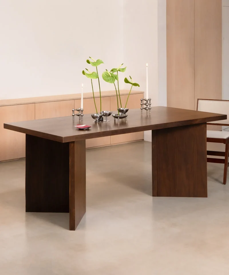 Mesa de Comedor Rectangular en Madera Gaia (180x90 cm)