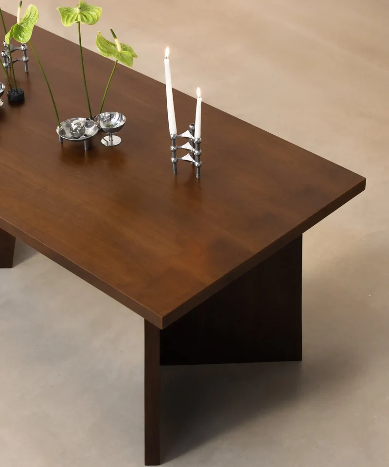 Mesa de Comedor Rectangular en Madera Gaia (180x90 cm)