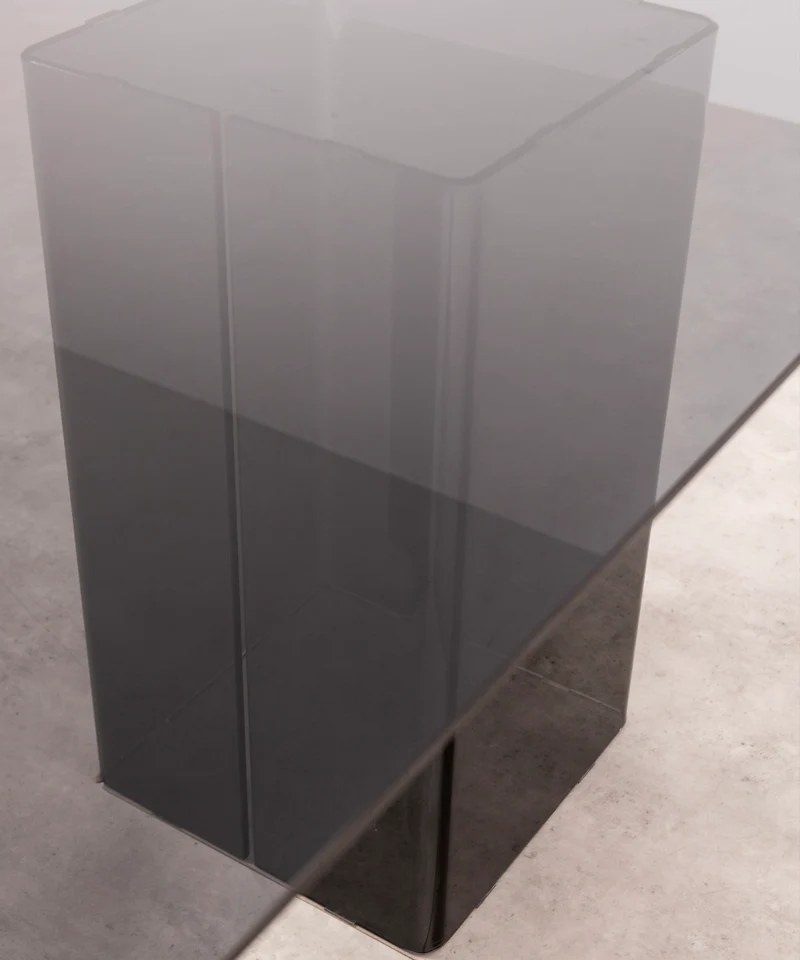 Mesa de Comedor Rectangular de Cristal Templado Eleonora (180 cm x 90 cm)