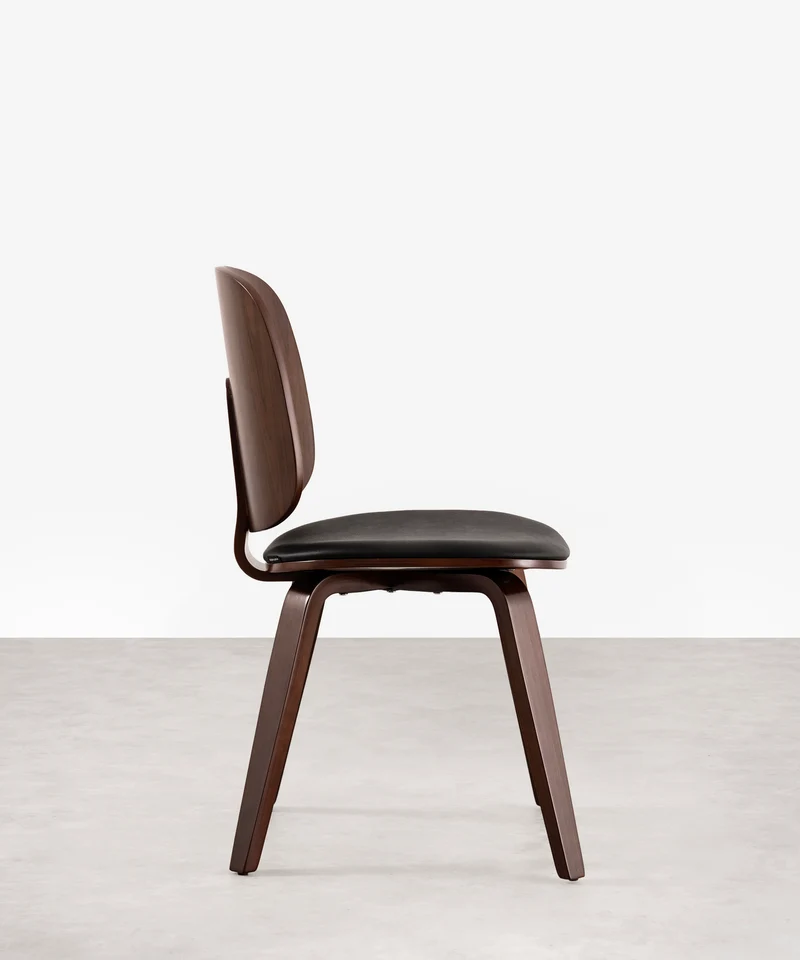 Silla de Comedor en Madera y Tapizada Anouk