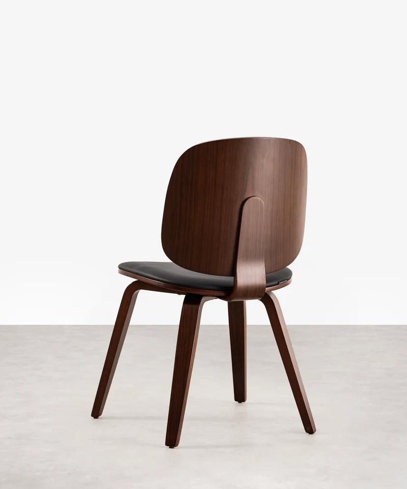 Silla de Comedor en Madera y Tapizada Anouk
